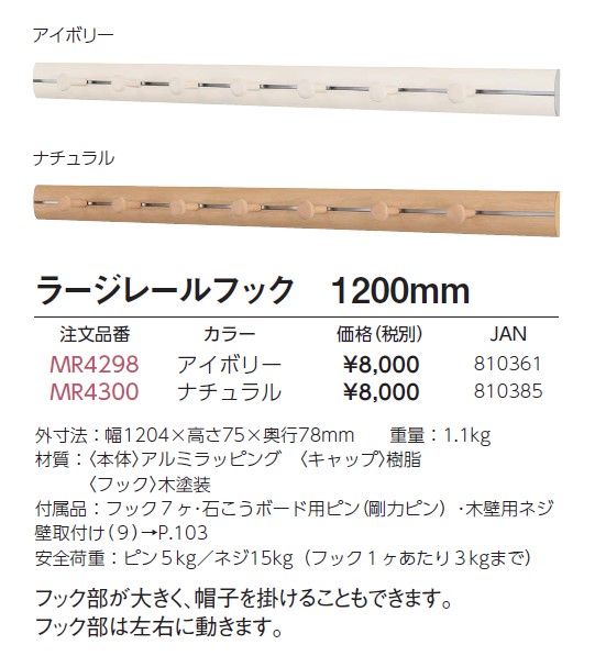 MR4339 ｽﾘﾑ長押 1.8m ｾﾋﾟｱ - DIY・工具