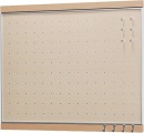 ベルク フック付マグネットボード450×600 ナチュラル MR4051