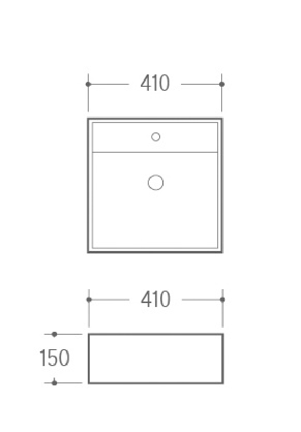 置き型洗面ボウル　B037　※送料別途