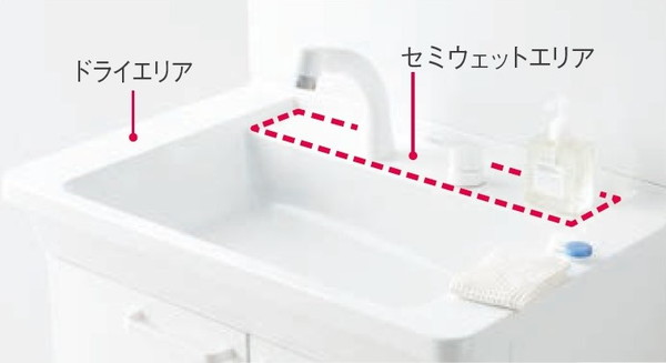 TOTO Vシリーズ洗面化粧台　W600　エコシングル　※送料別途