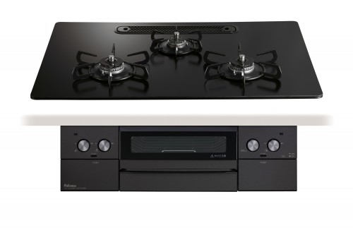 ビルトインコンロ WITHNA ウィズナ ガラストップ  W750  ブラックライン